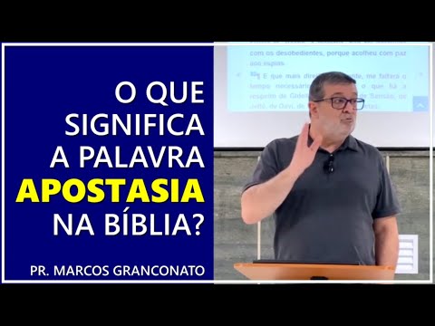 Vídeo: O que é apóstata na bíblia?