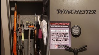 Tractor Supply Winchester gun safe! Is it a good deal? COME AND LOOK!