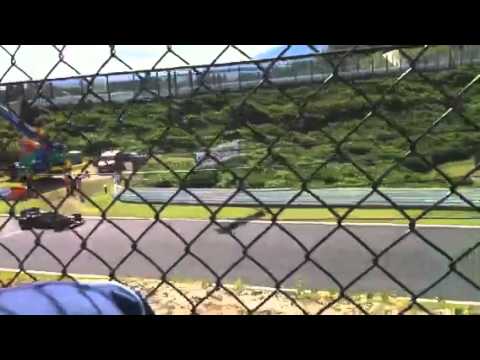 Bruno Senna drives Ayrton's 1985 Lotus in suzuka