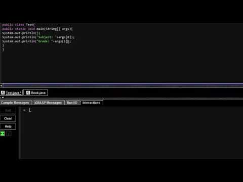 Java Program Command Line Arguments (Java Lessons and More)