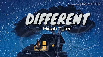 Different (lyrics),Micah Tyler