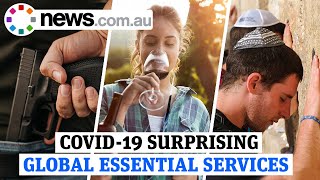 Coronavirus: Surprising essential services around the globe