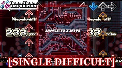 【DDR 5th】 INSERTiON [SINGLE DIFFICULT] 譜面確認＋クラップ