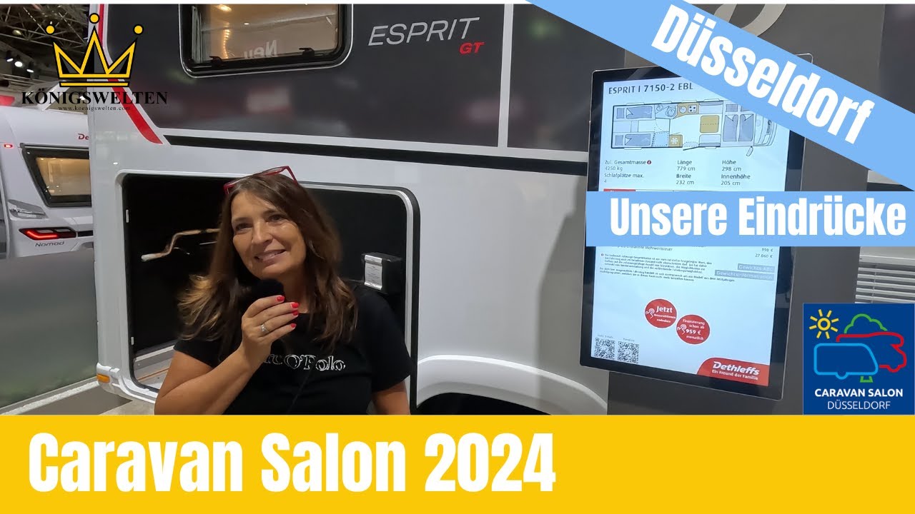 Caravan Salon Düsseldorf 2024 | Unsere Eindrücke | vom Wohnauflieger bis zum Wohnmobil Dethleffs