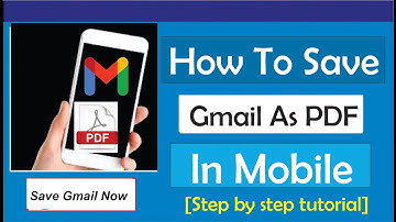 How to Save Gmail As Pdf In Mobile || how to save a Gmail email as a pdf