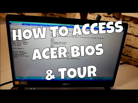 Acer Aspire 5 A515 43 How To Access UEFI BIOS & BIOS Walkthrough Tour