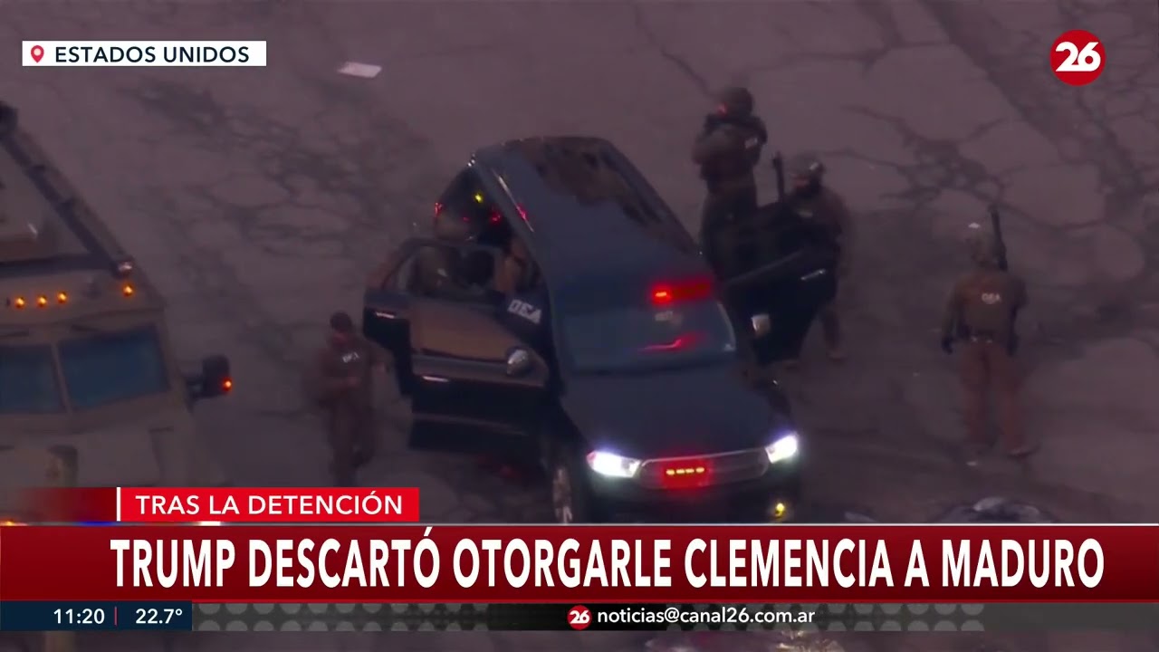 🇺🇸 TRUMP DESCARTA OTORGAR CLEMENCIA A MADURO |