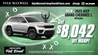 Get ready to score a great ride at Nyle Maxwell Jeep Ram in Killeen