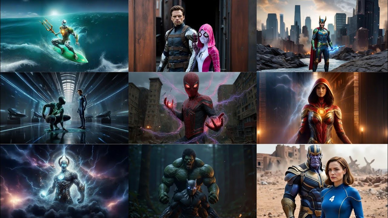 Epic Superheroes and Supervillans 🧬 Fusion Battle!