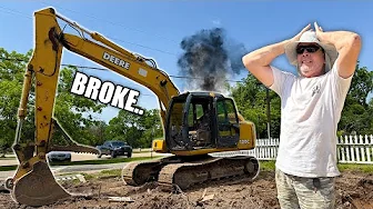 The Most Disastrous Start to Dirt Work Possible!! - DIY Dream House Ep. 3