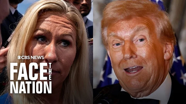 Trump calls Marjorie Taylor Greene's views "those of a very dumb person"