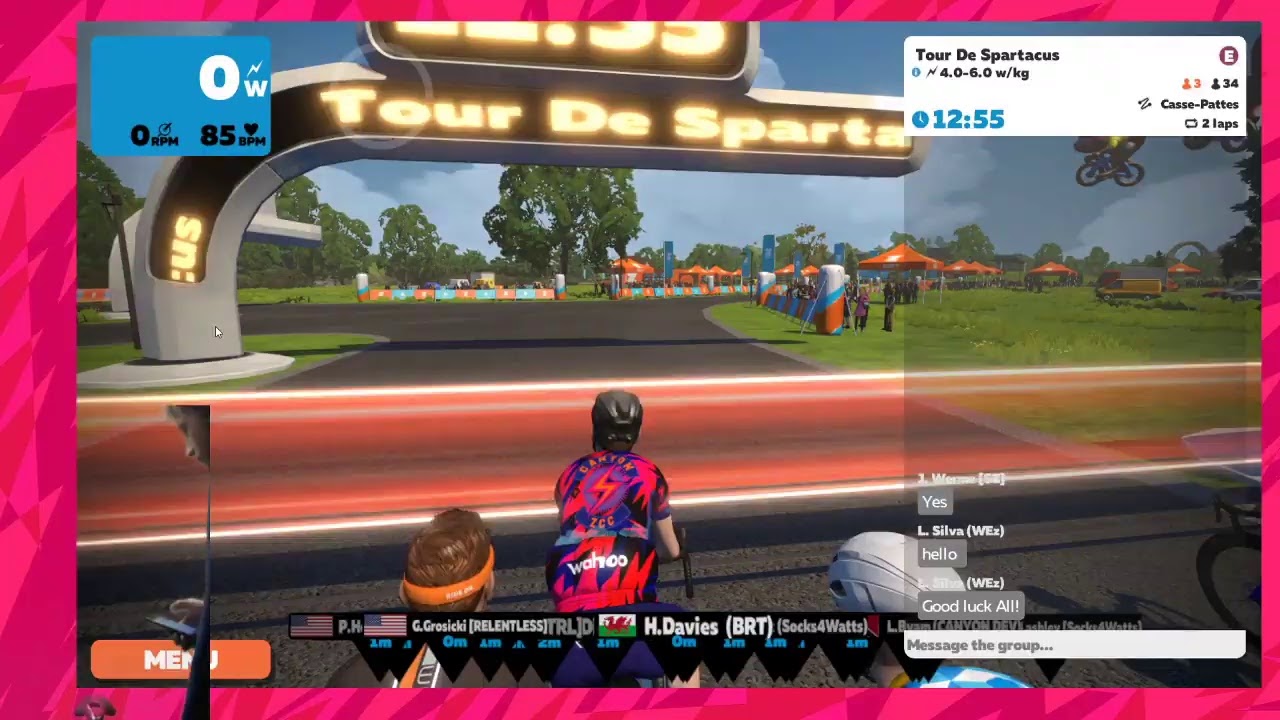 Zwift Live - Tour De Spartacus - Stage 3