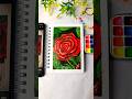 Rose painting 🥀😍 Realistic rose. flower painting #creative #art #ideas #viralshorts #shorts