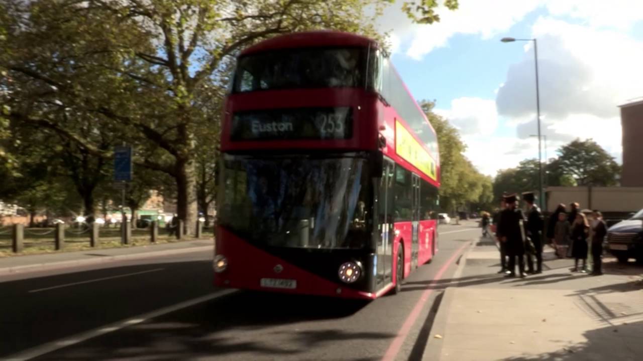 Route 253 converts to New Routemasters - YouTube