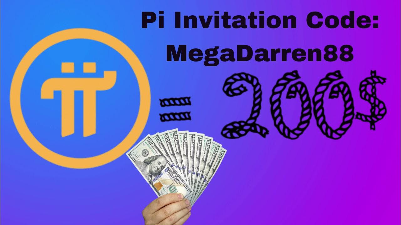 Pi Invitation Code (MegaDarren88) YouTube