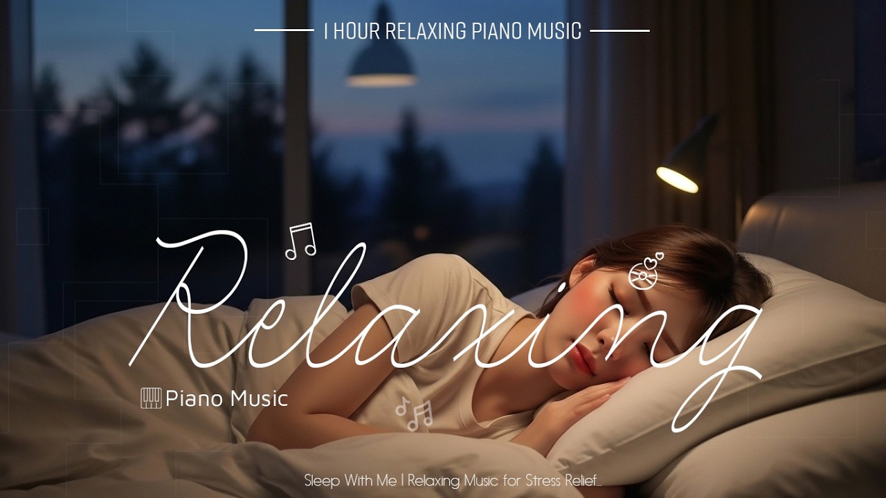 Gentle Piano & Rain Sounds for Deep Sleep, Relaxation & Stress Relief