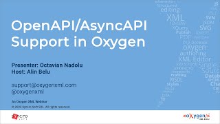 Webinar: OpenAPI/AsyncAPI Support in Oxygen