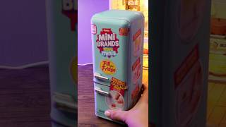 Minibrands Fill the Fridge 👩🏻‍🍳🍕🍔♥️ #minibrands #zuru #miniature #foodies #fillthefridge