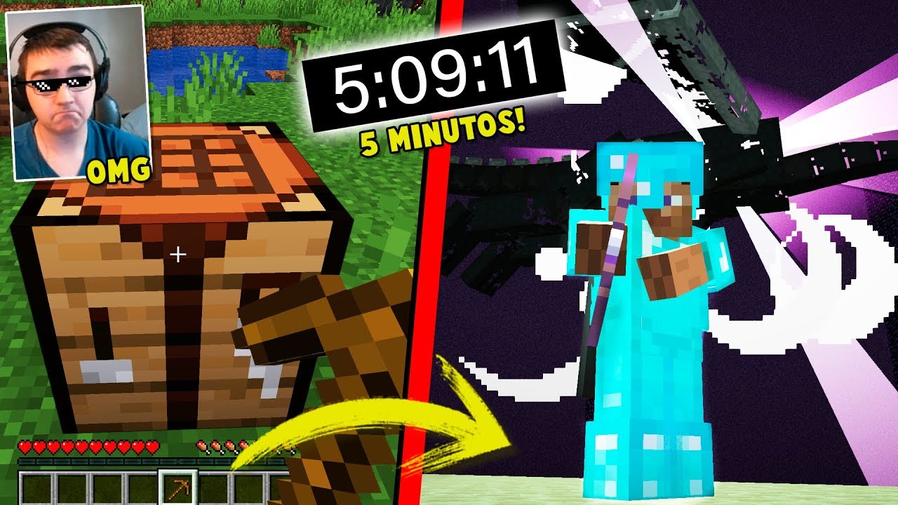 Jugador Termina Minecraft En Solo 5 Minutos Youtube