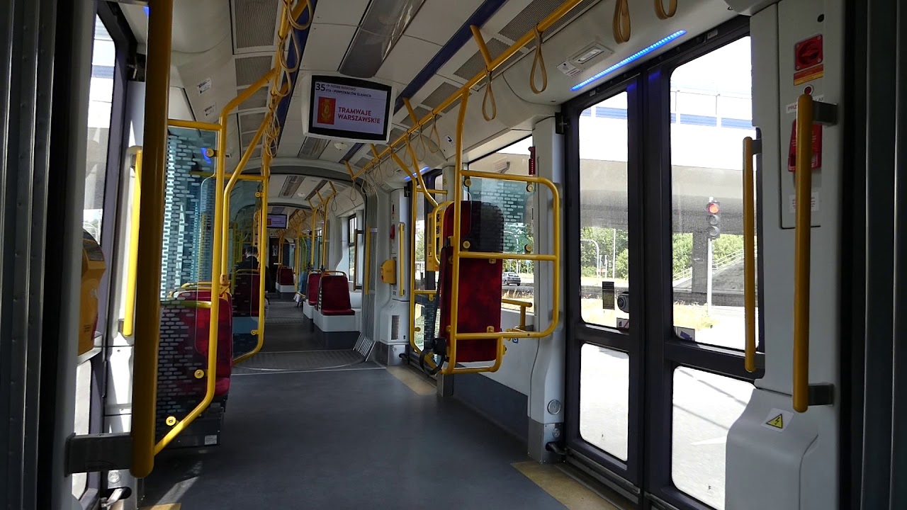 Warszawa: Pesa Jazz 128N tram nr. 3616, route 35