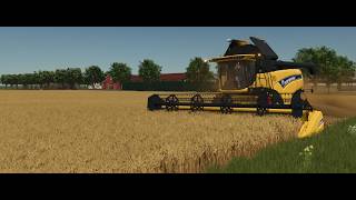 FS 25 Terre Haute Agriculture Map Harvesting, Courseplay And AotoDrive Episode 04
