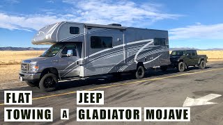 Flat Towing a Jeep Gladiator Mojave + Giveaway (Blue Ox) [ep 44]