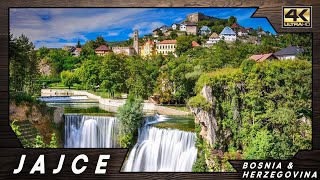 Jajce ● Bosnia and Herzegovina 🇧🇦 【4K】 Aerial Cinematic Drone [2023]
