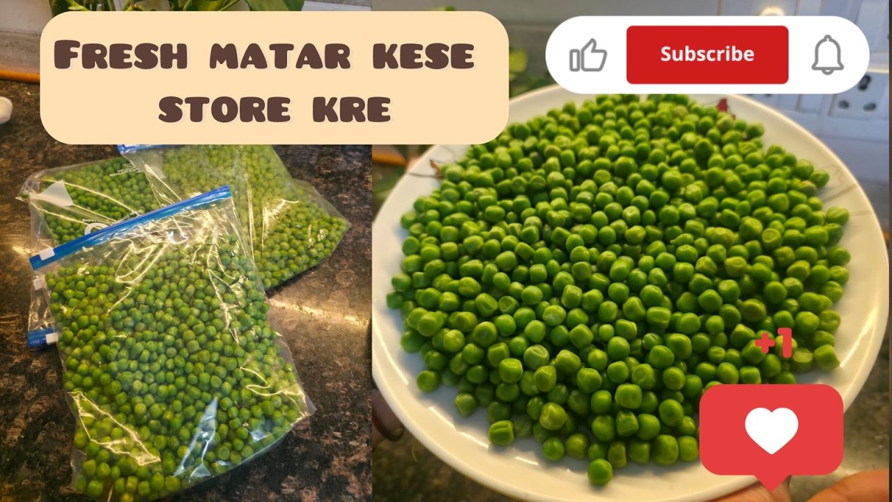 Hare Matar ko SaalBhar Kare Aise store || Bina chemical K ￼￼￼
