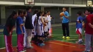 20150311 光復校友高國豪(HBL新人王+MVP)到校指導學弟妹籃球技巧片段