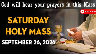 Catholic Mass Today | Daily TV Mass, Saturday September 26, 2026