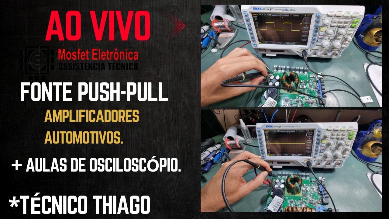 Push-pull power supply tutorial for automotive amplifiers and