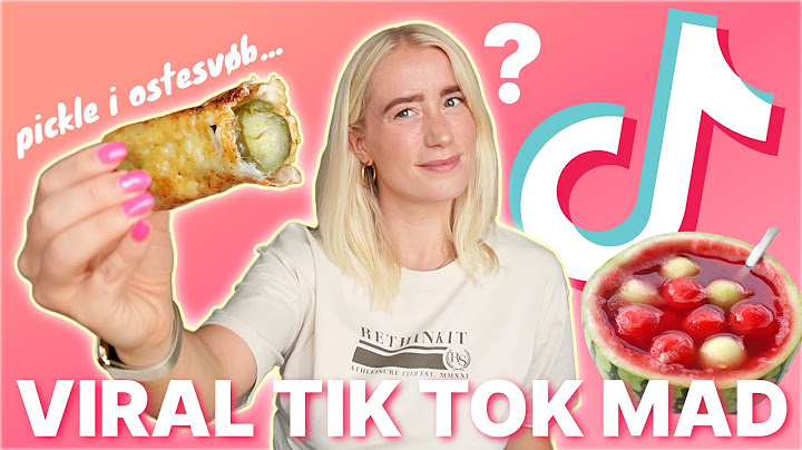 Tester MÆRKELIG TIKTOK MAD