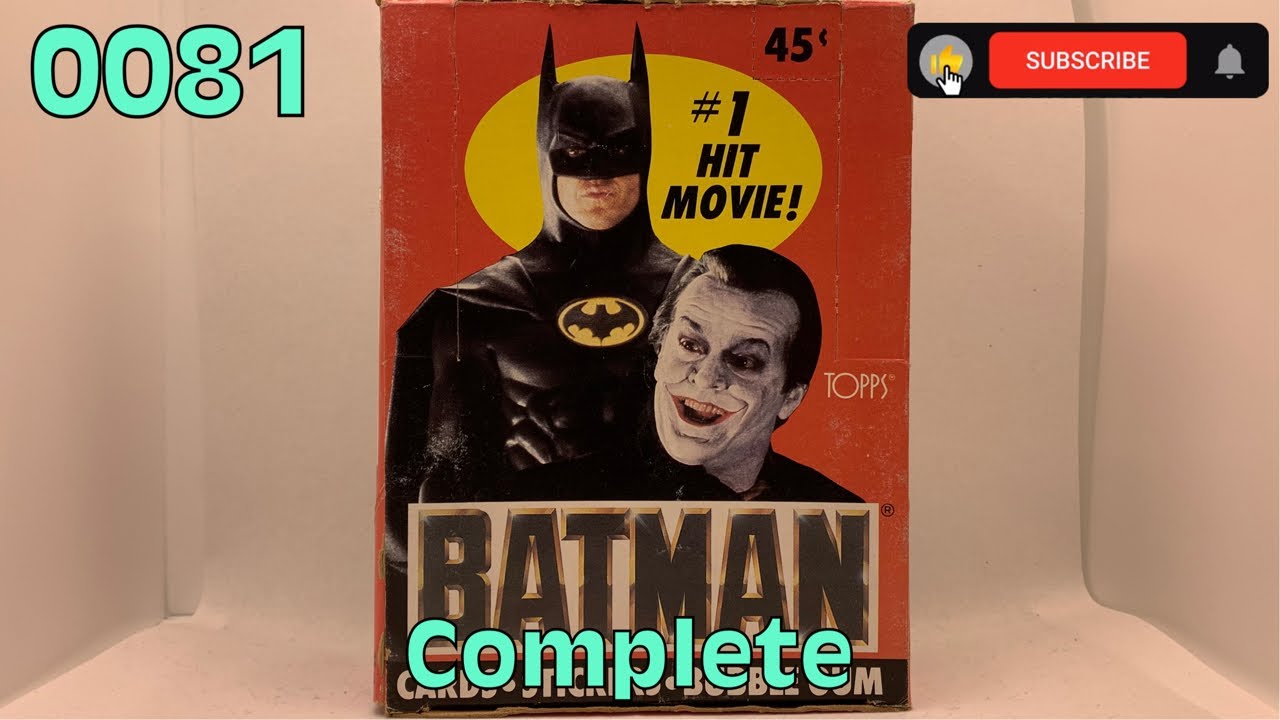[0081] BATMAN (1989) Trading Cards Series 1 [