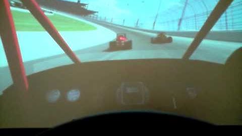 iRacing on Video Projector