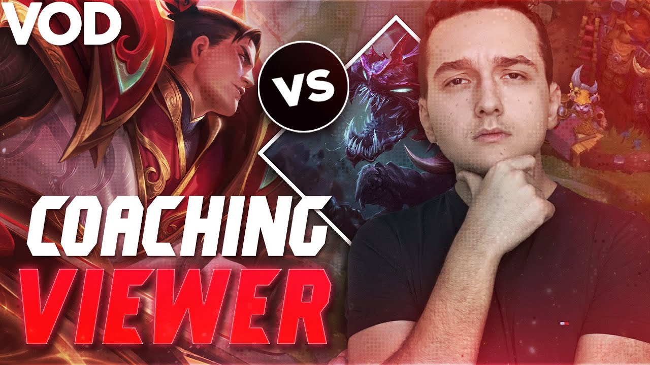 JE COACHE UN VIEWER EMERAUDE SUR GAREN - Coaching Viewer - Garen vs Cho'Gath - Patch 15.2