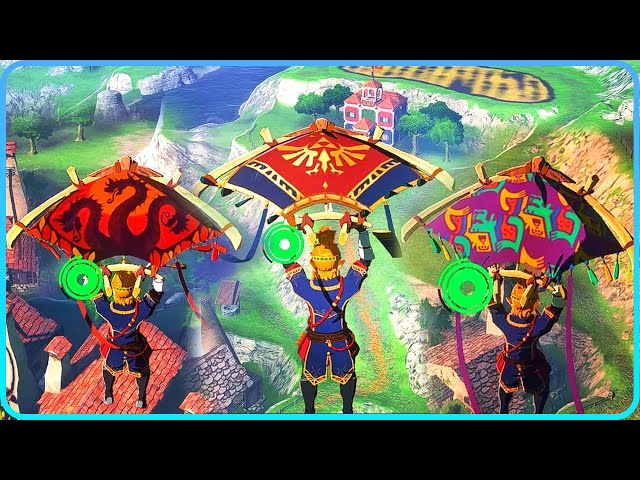 ALL 53 Paraglider Fabrics, Skins Showcase Zelda Tears of the Kingdom class=