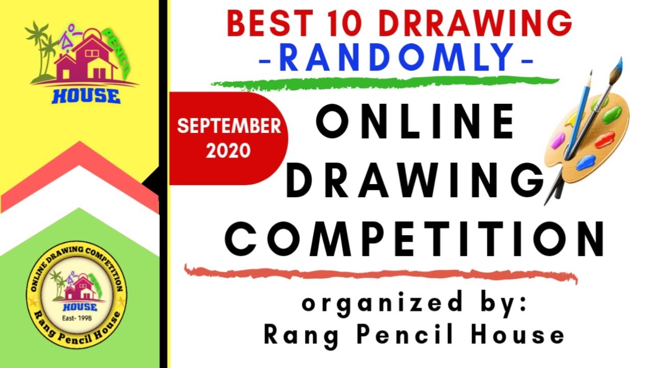 Randomly selected best 10 Drawing | September 2020 | online drawing competition - Rang Pencil House.
