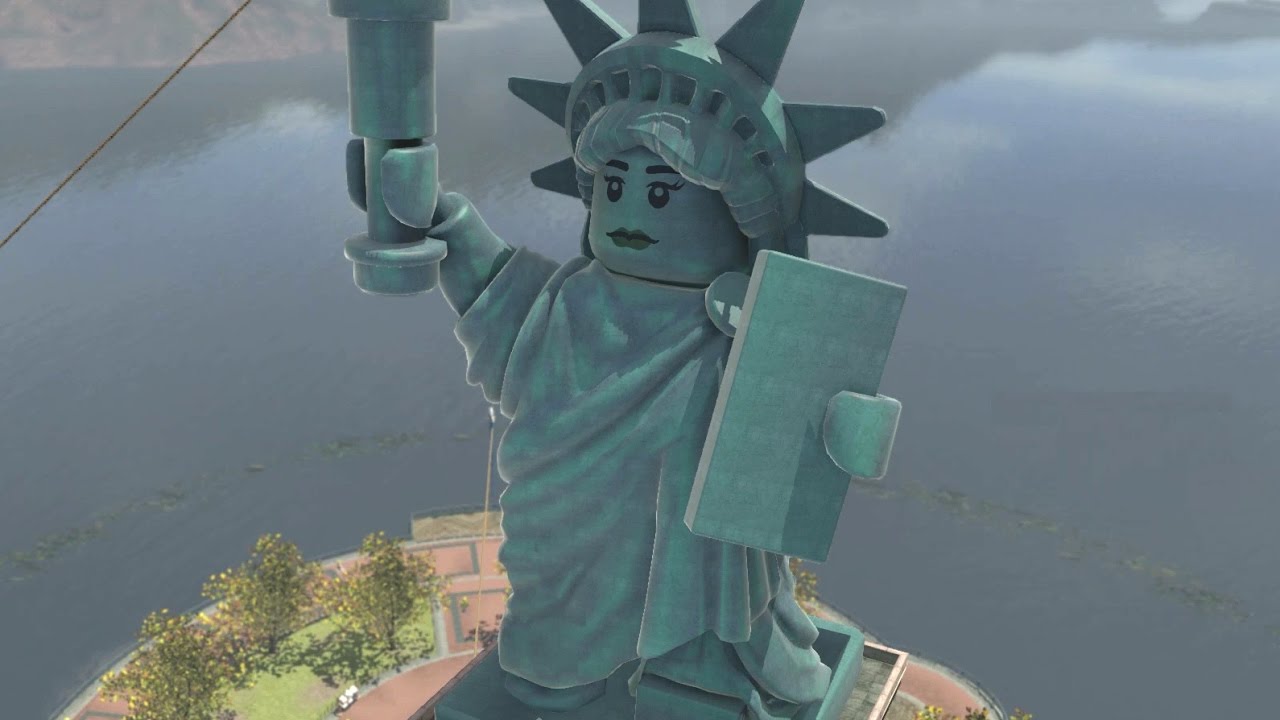 Lego City Undercover - Lady Liberty Island 100% Guide (All Collectibles)