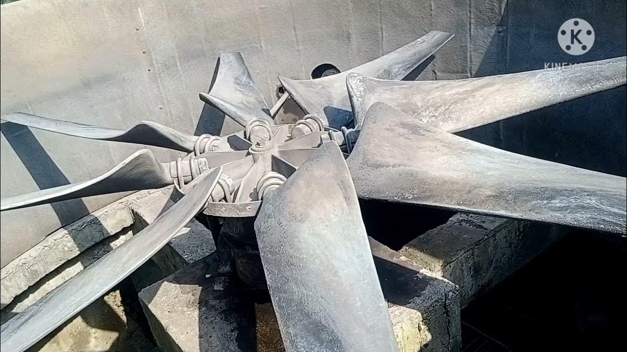 cooling tower fan blade balancing YouTube