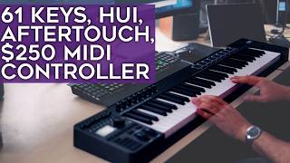 NUX NTK-61/Z review: a 61 keys and channel aftertouch MIDI controller keyboard