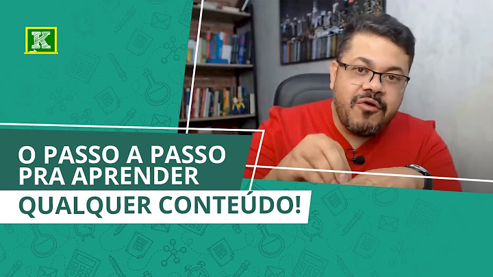 Entenda o PASSO A PASSO para APRENDER A MATÉRIA!