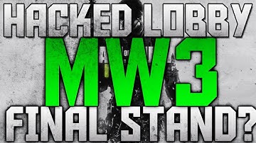 Final Stand ONLY LOBBY?!!! (HACKED MW3 LOBBY)