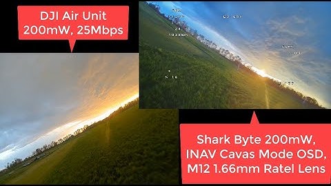 DJI vs Shark Byte - Wing Race Practice at TCAF Field