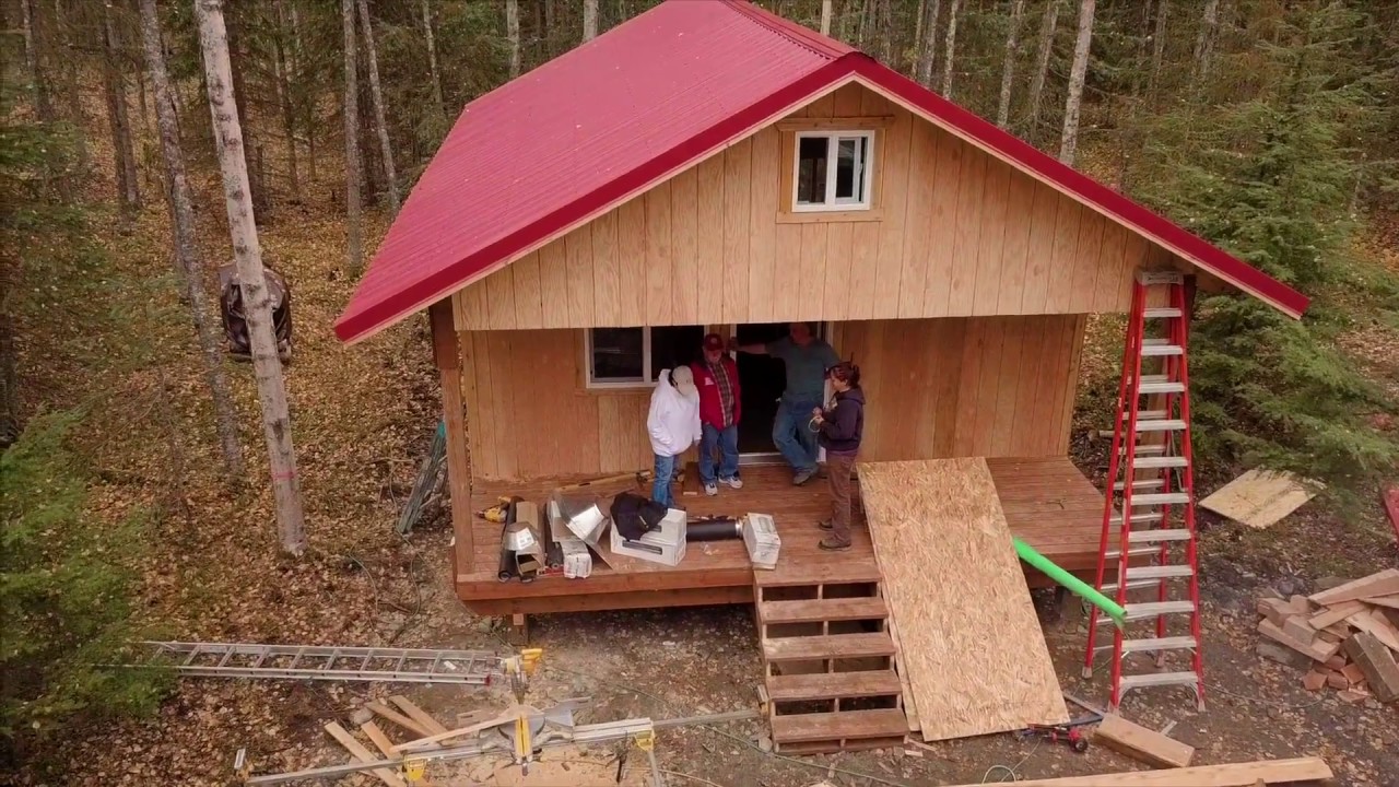 Alaska 2017 fall cabin construction YouTube