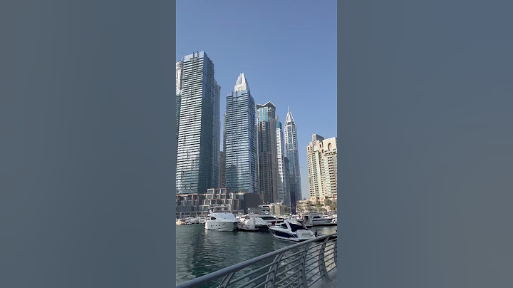 Jalan jalan yuk di Dubai Marina