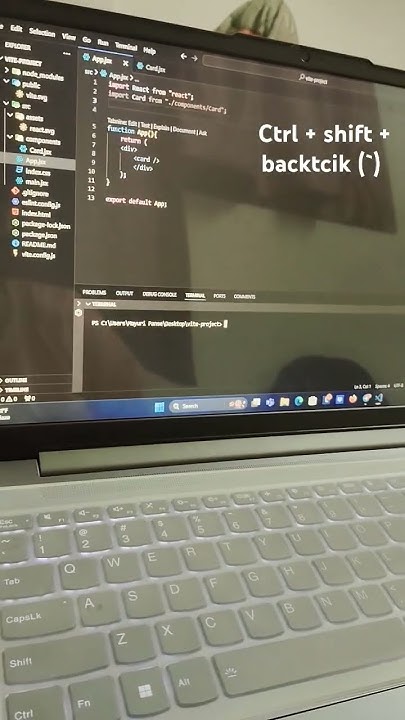 key to open terminal in windows VS Code #shorts #like #learn #grow # ...