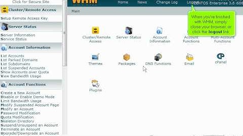How to login to WebHost Manager (WHM) - 4GoodHosting Support