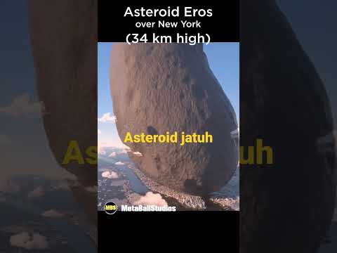 Asteroid Jatuh Kebumi😱😱 #short #shortsvideo #shorts #viral #fypシ