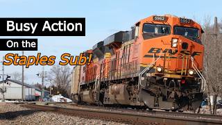 Busy Action on the Staples Sub!