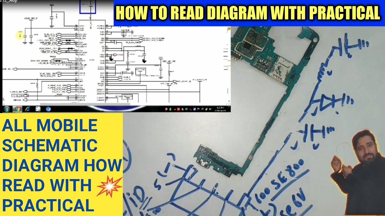 how to read schematic diagrams with practical in hindi | full tutorial